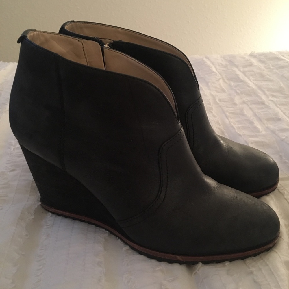Dr. Scholls wedge booties